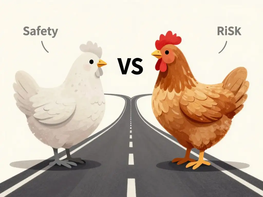 Chicken Road Game's cashout decision psychology showing risk vs reward