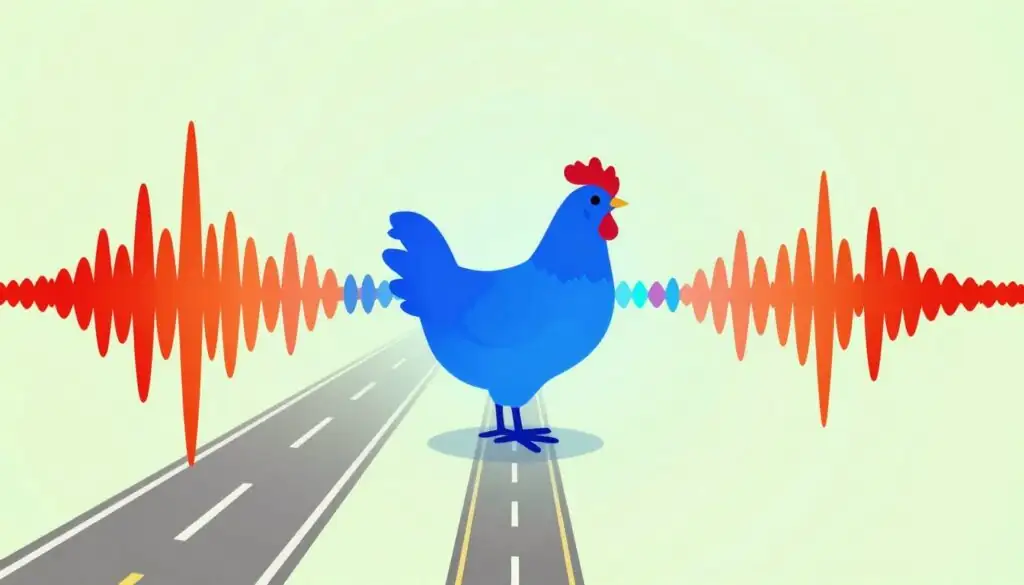 Chicken Road Game's visual elements and sound design creating tension and excitement