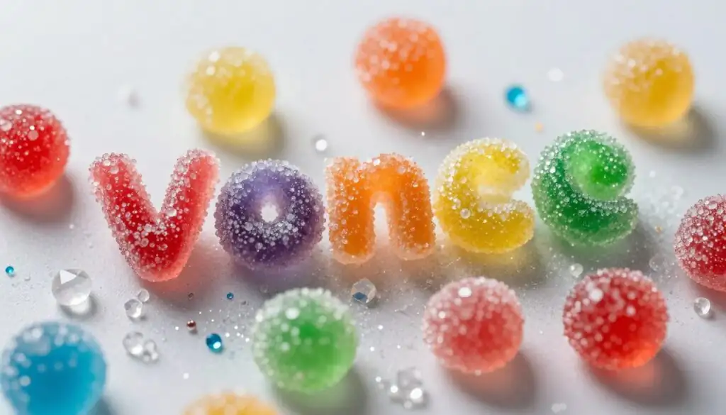 Sweet Bonanza's volatility representation with varying sized candy pieces